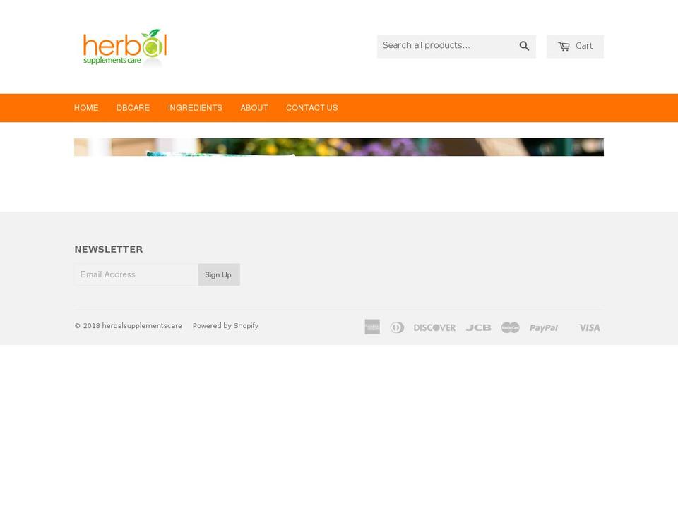 herbalsupplementscare.com shopify website screenshot