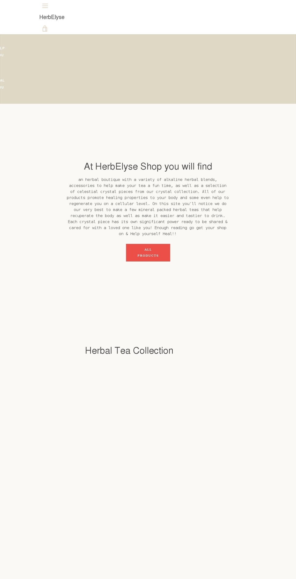 herbelyse.com shopify website screenshot