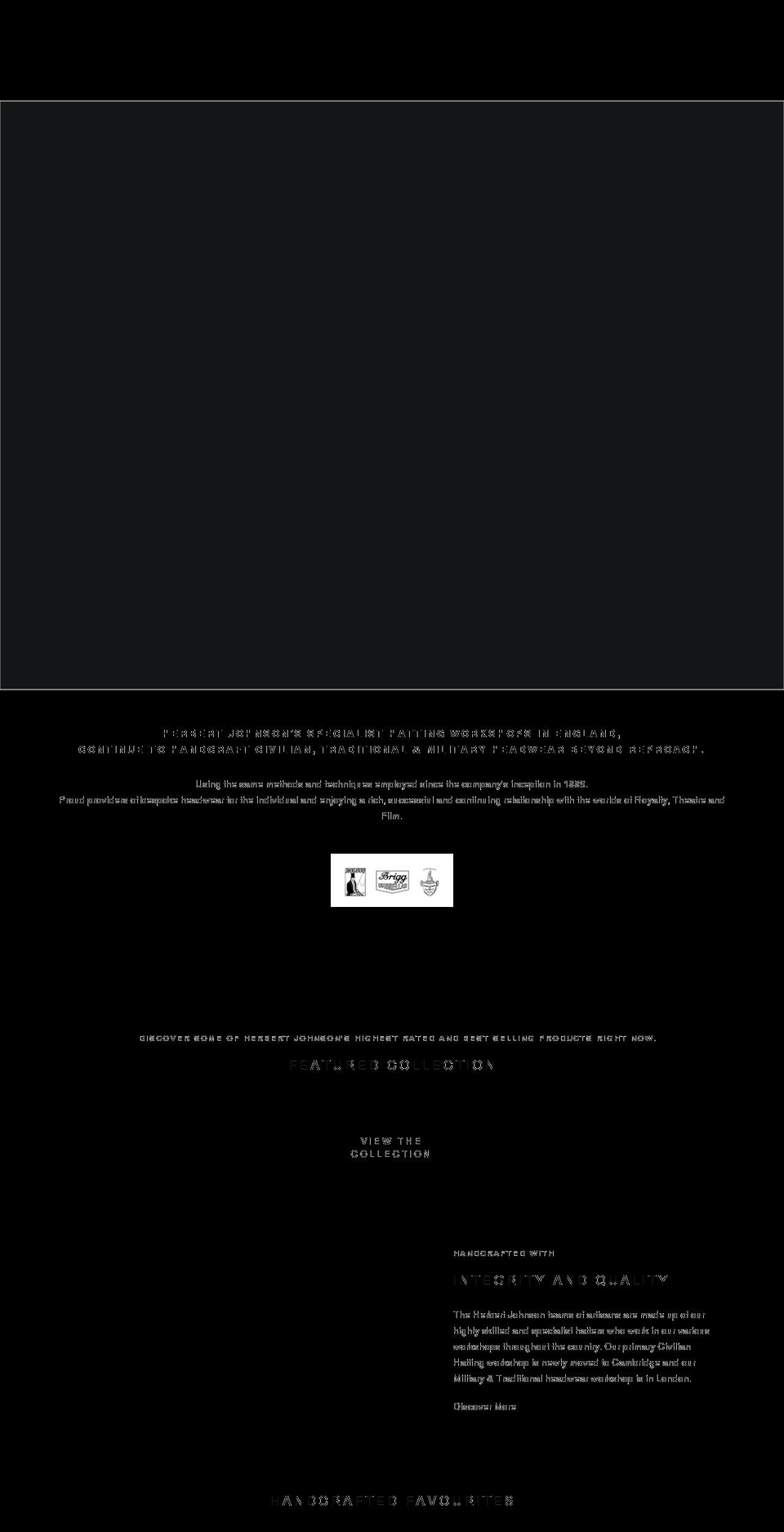 herbertjohnson.co.uk shopify website screenshot