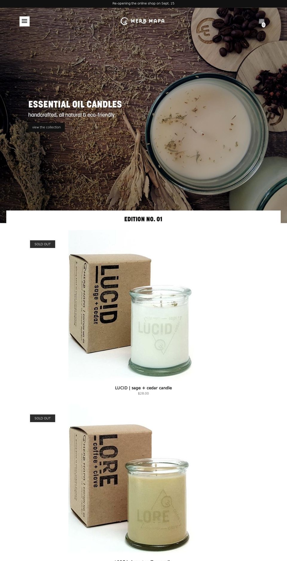 herbhapa.com shopify website screenshot