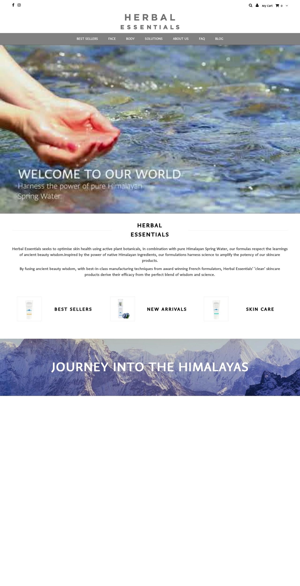 Copy of Testament Shopify theme site example herblineessentials.com