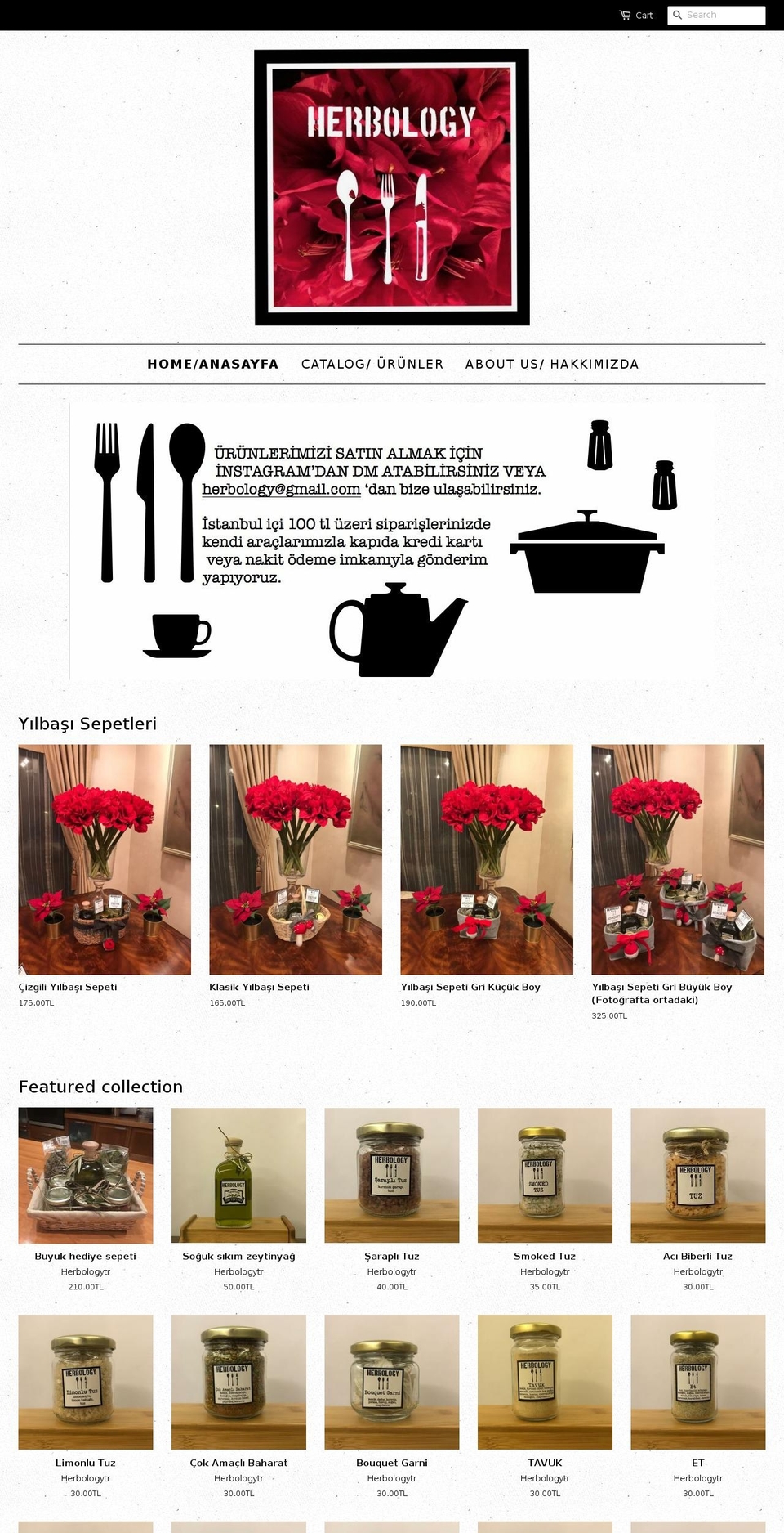herbologytr.com — Shopify storefront screenshot