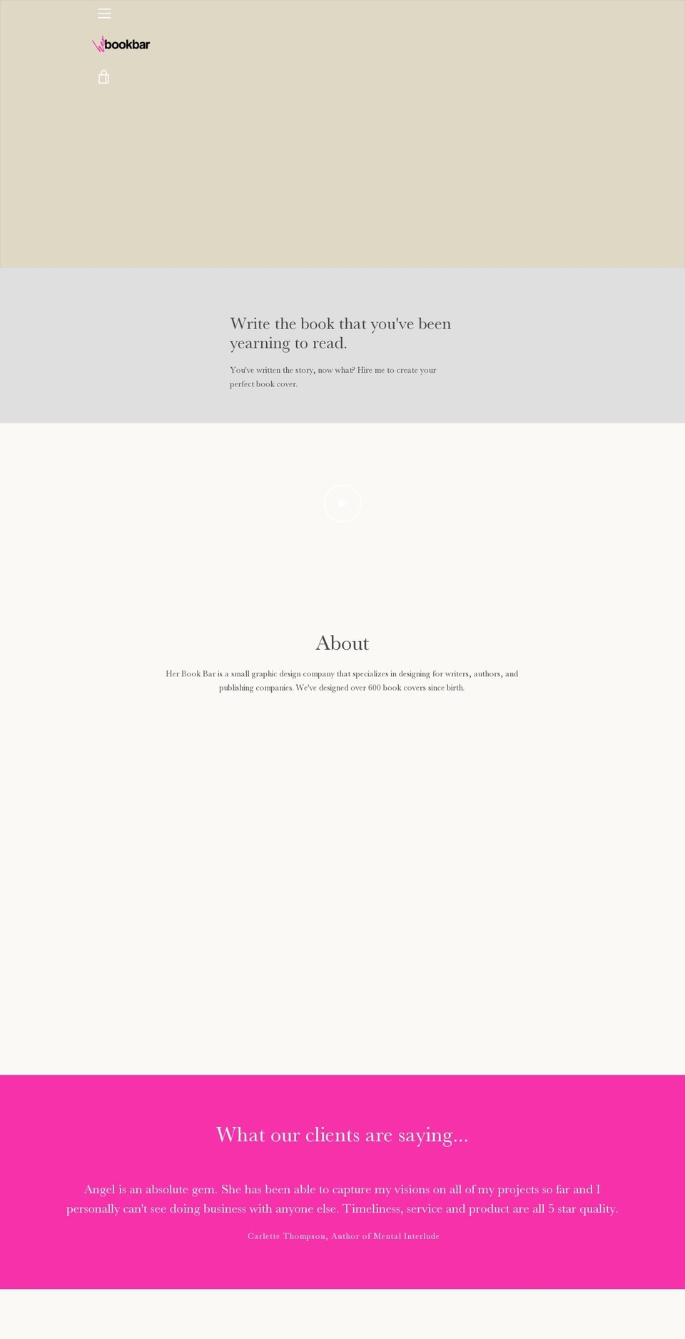 herbookbar.com — Shopify storefront screenshot