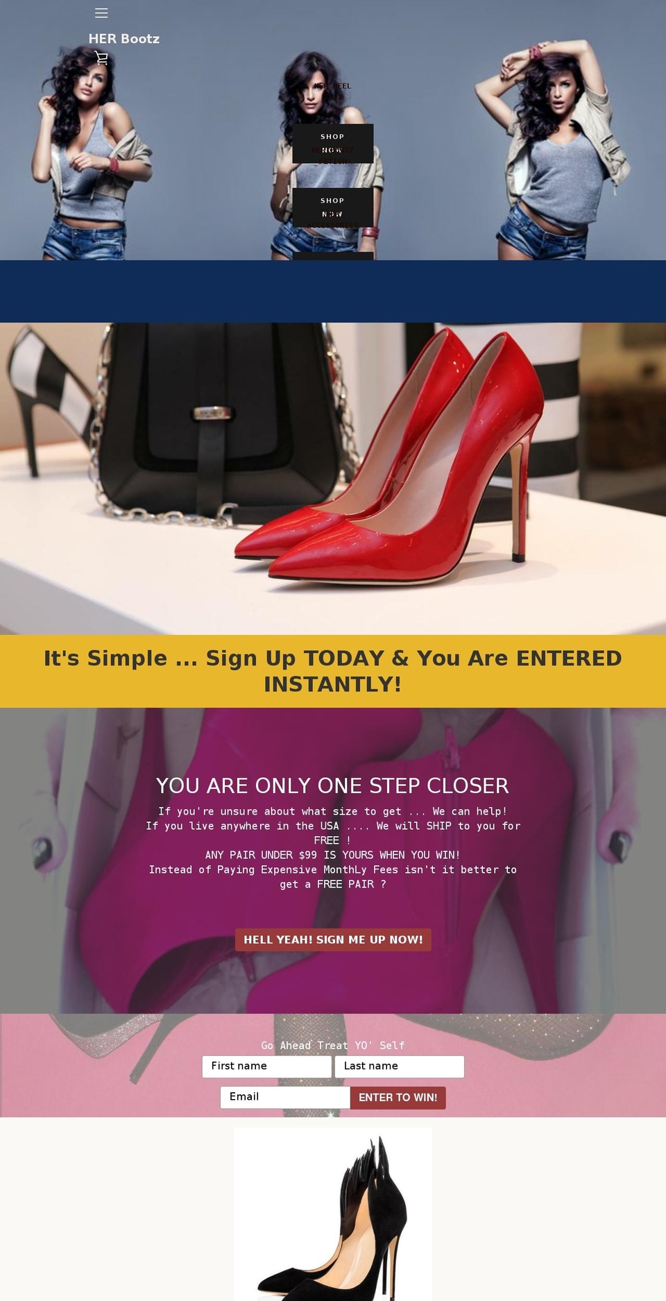 herbootz.com — Shopify storefront screenshot