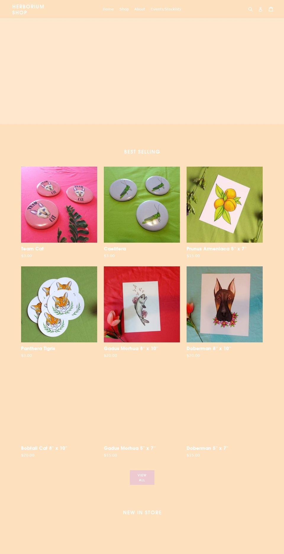 herboriumshop.com — Shopify storefront screenshot