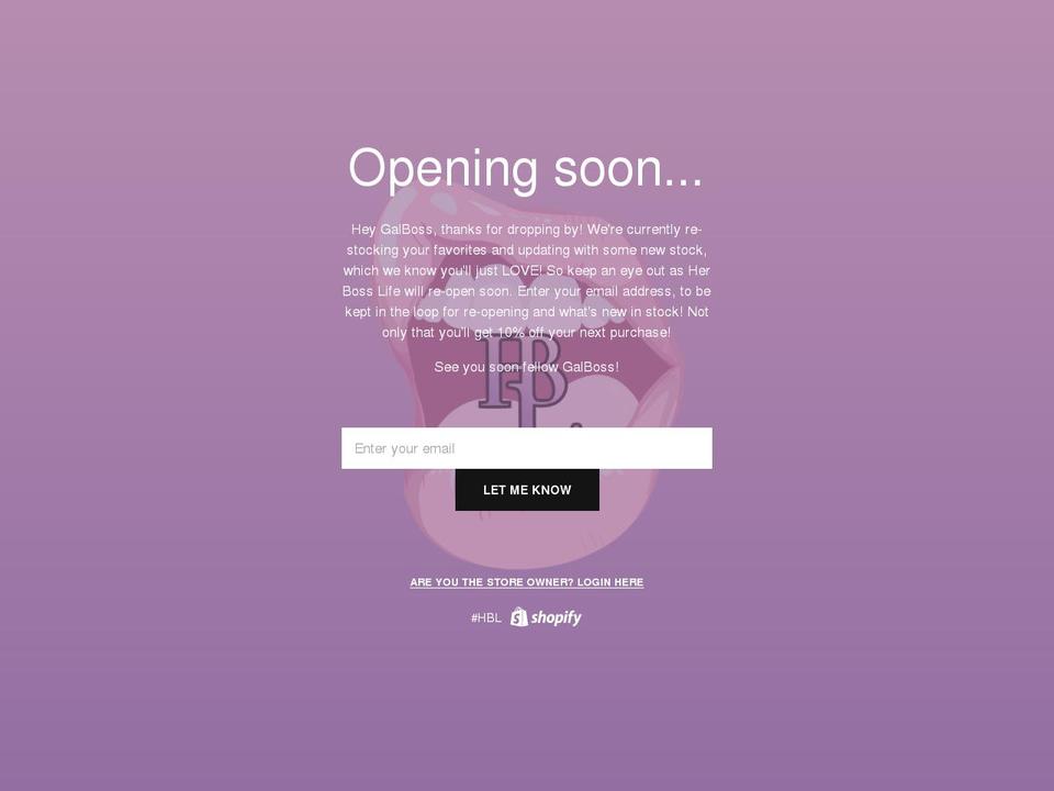 herbosslife.com shopify website screenshot
