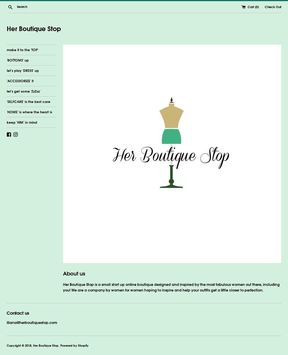 herboutiquestop.com — Shopify storefront screenshot