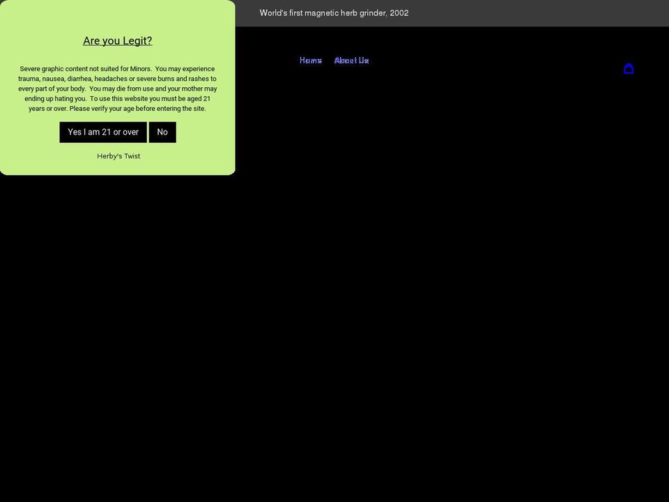 herbystwist.com shopify website screenshot
