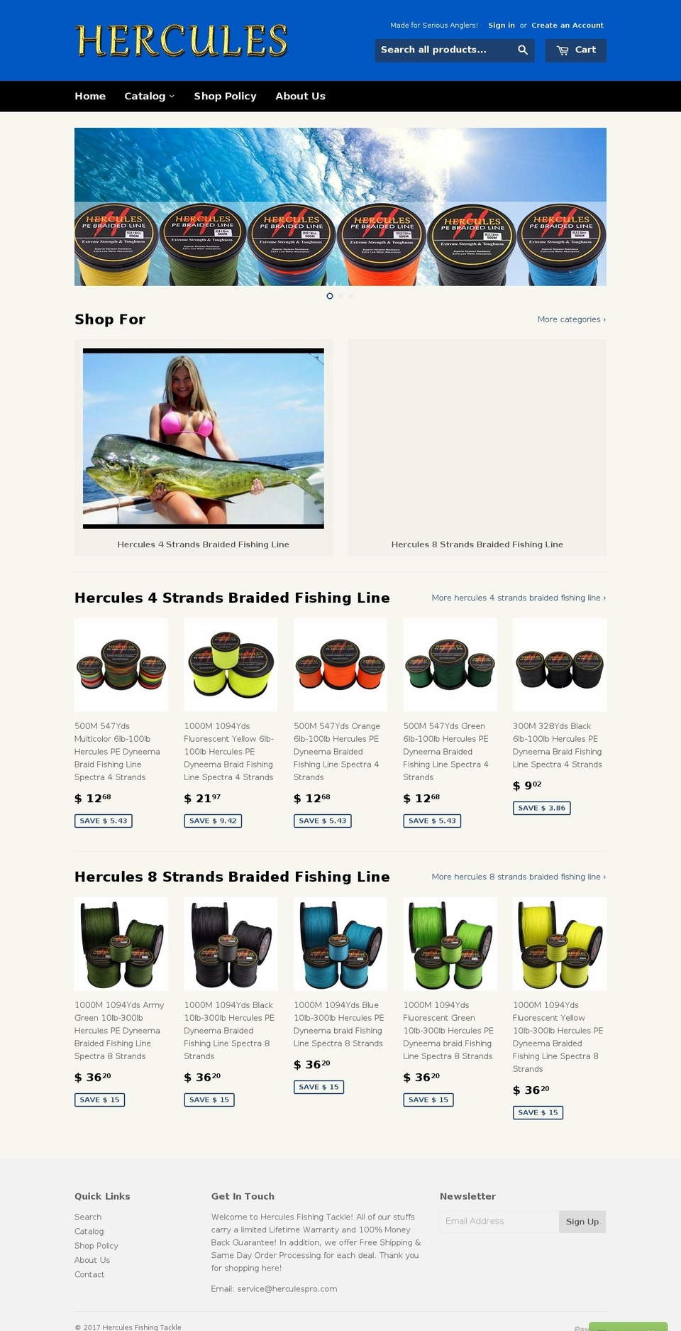 herculespro.com shopify website screenshot