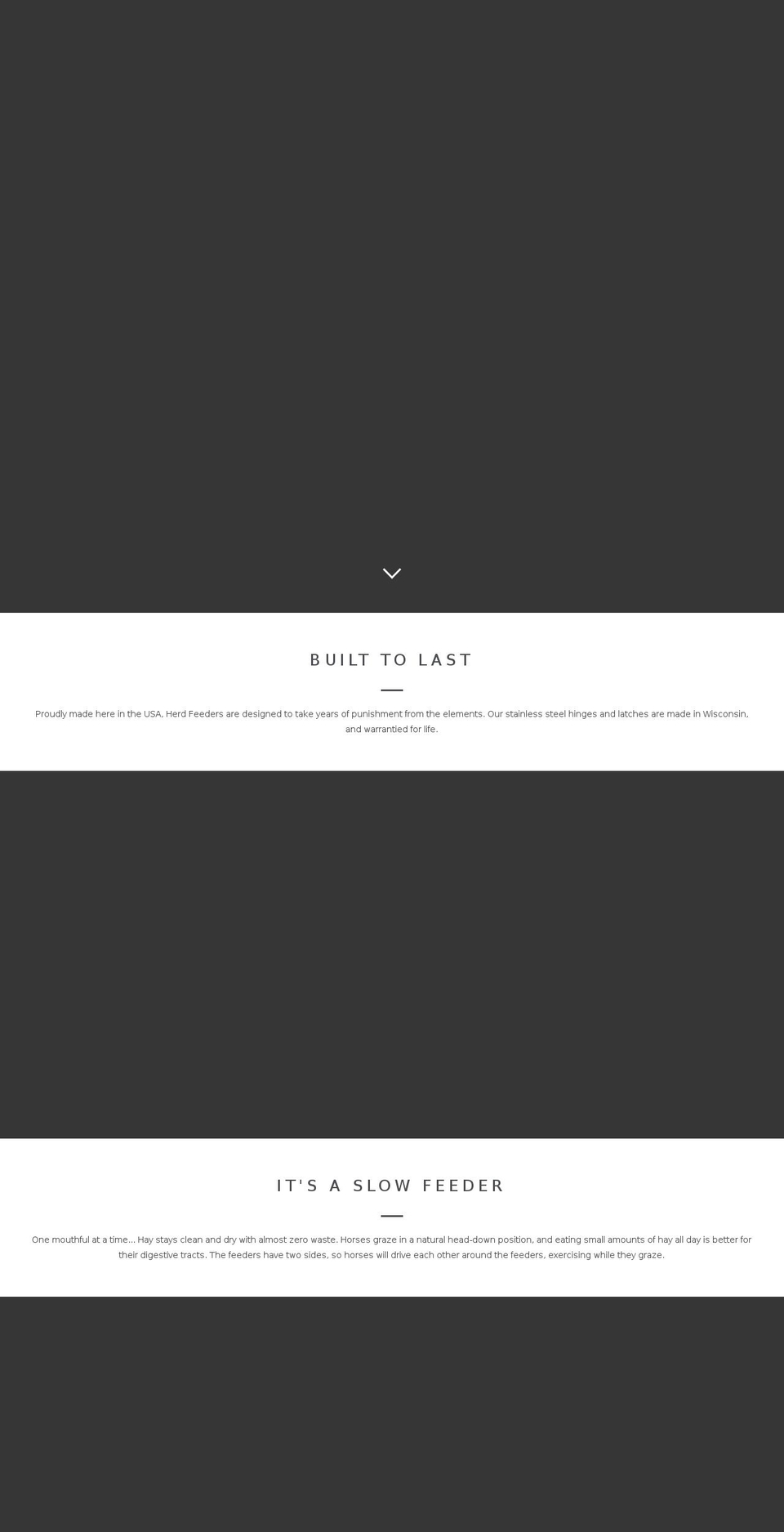 herdfeeders.com shopify website screenshot