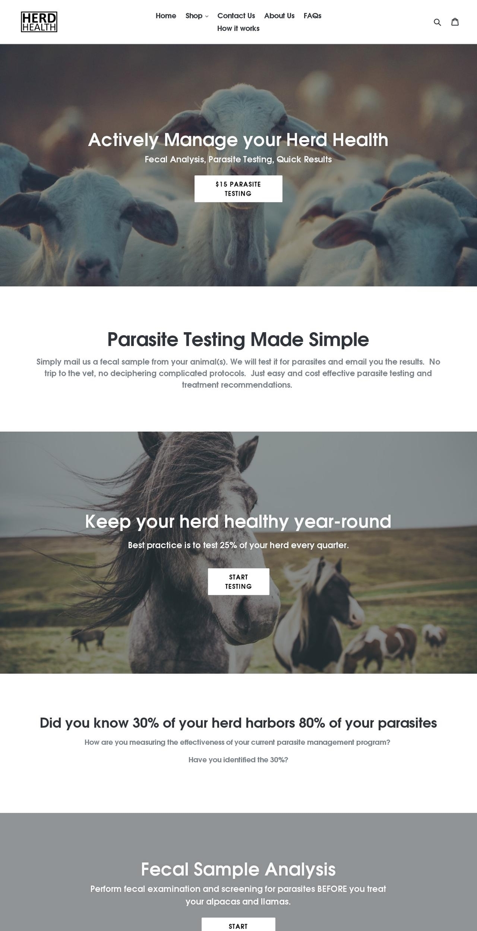 herdhealth.net shopify website screenshot