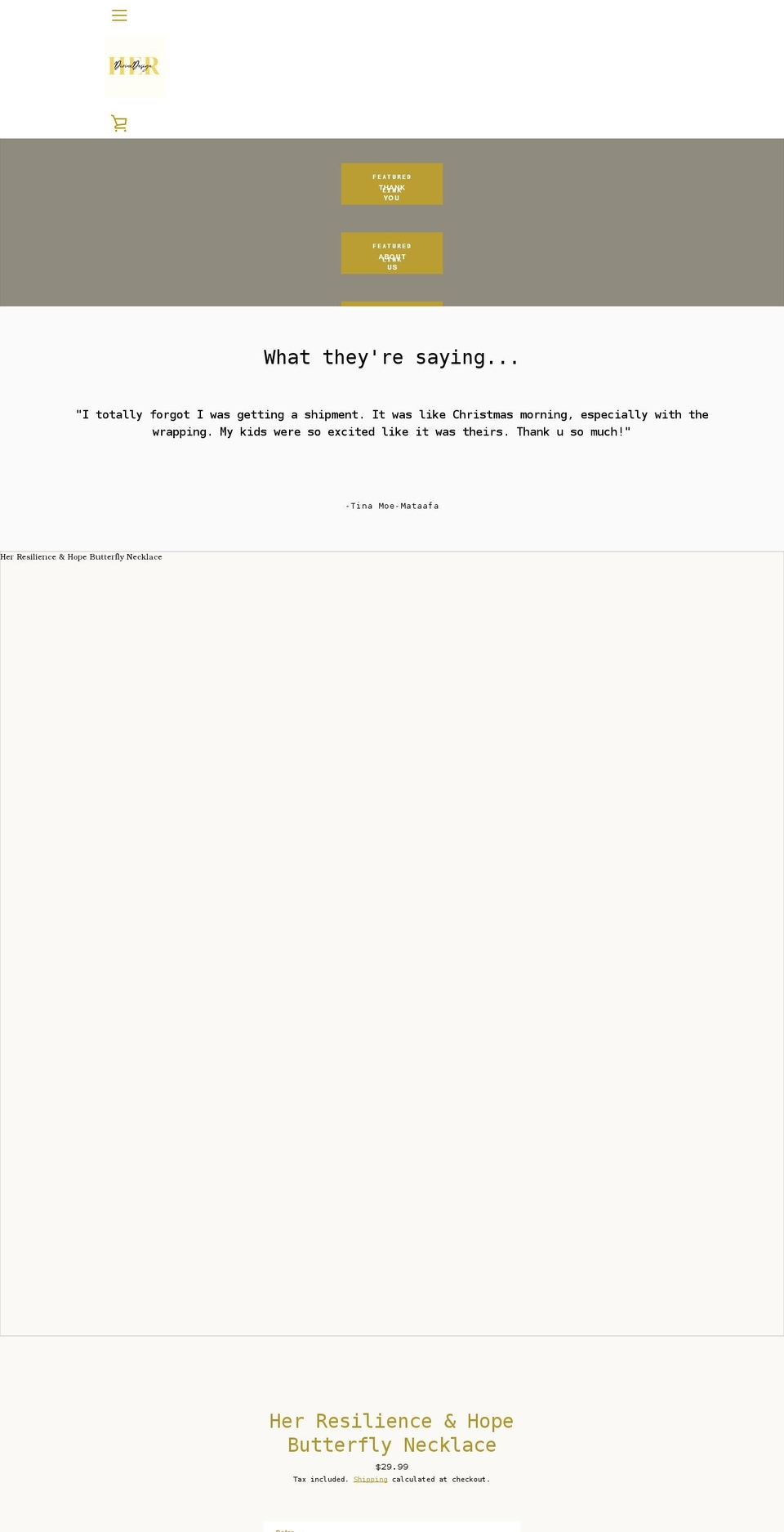 Narrative Afterpay Edits Shopify theme site example herdivinedesign.com