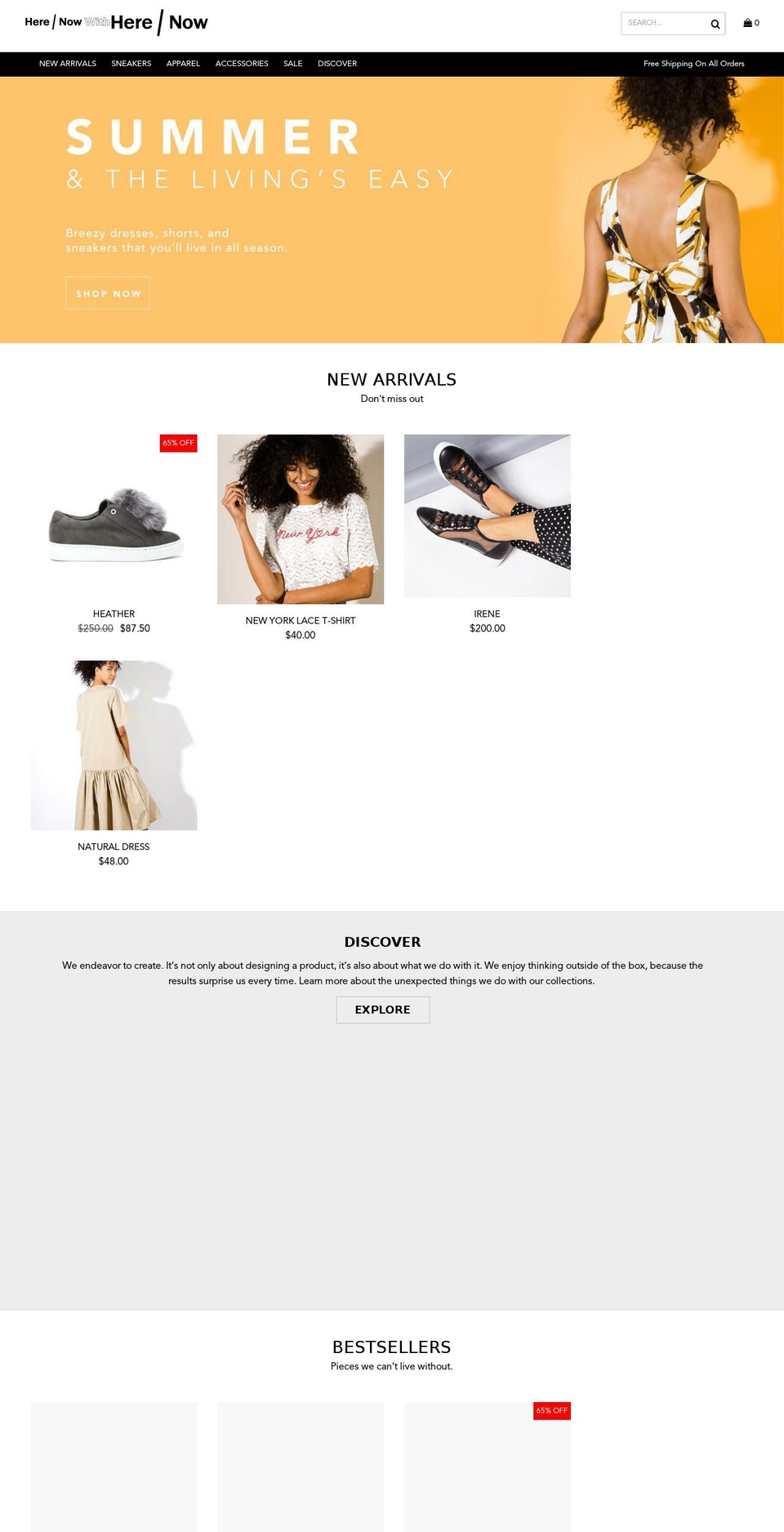 export-03-06-2018 Shopify theme site example herenowshop.com