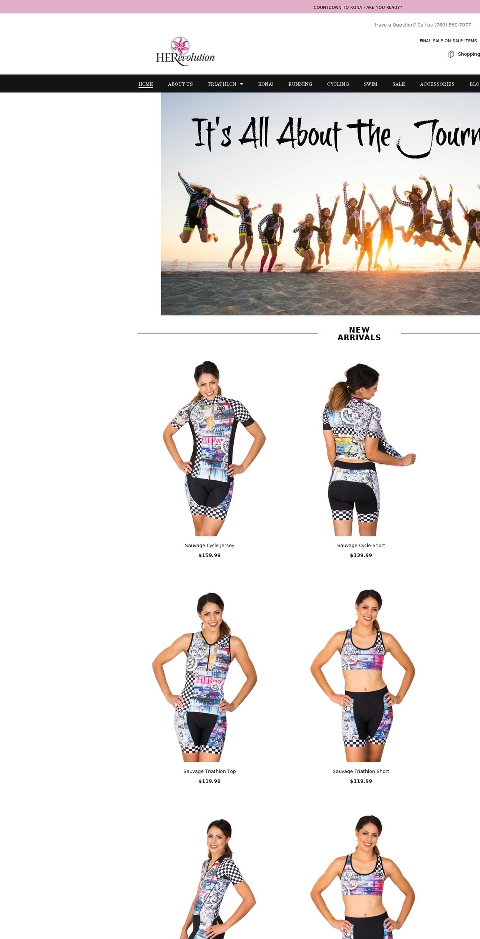 herevolutionshop.com — Shopify storefront screenshot