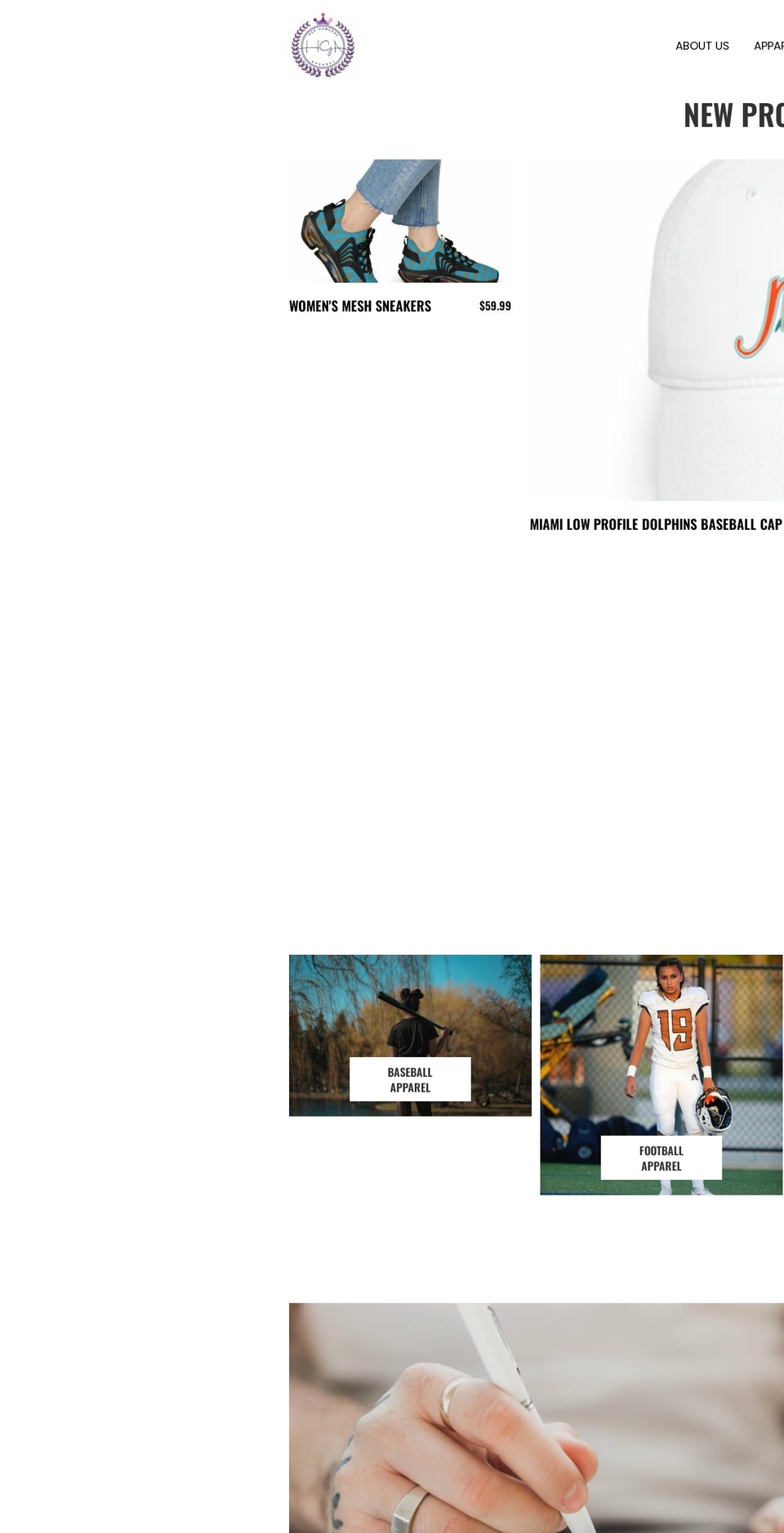 hergamedayapparel.com shopify website screenshot
