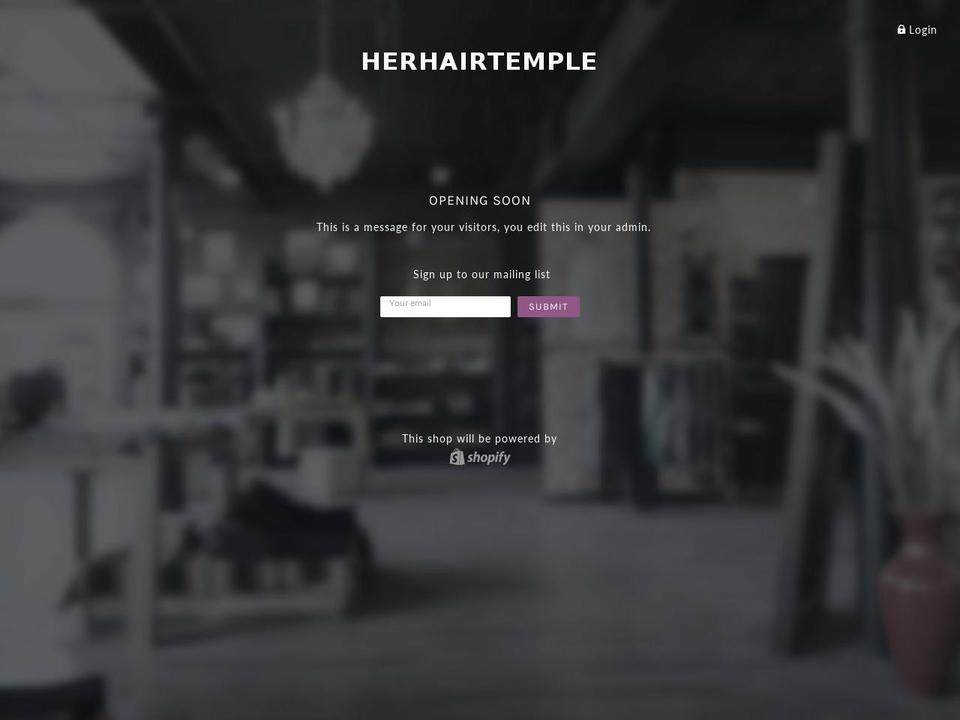 herhairtemple.com shopify website screenshot