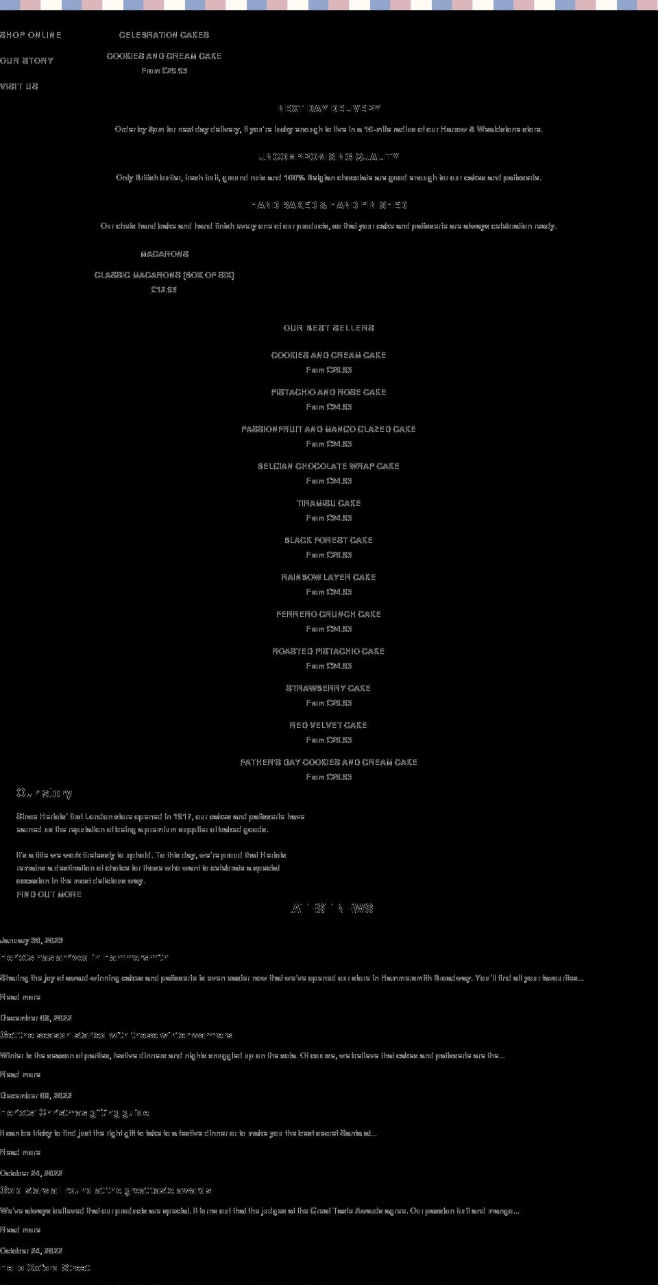 heriots.co.uk shopify website screenshot