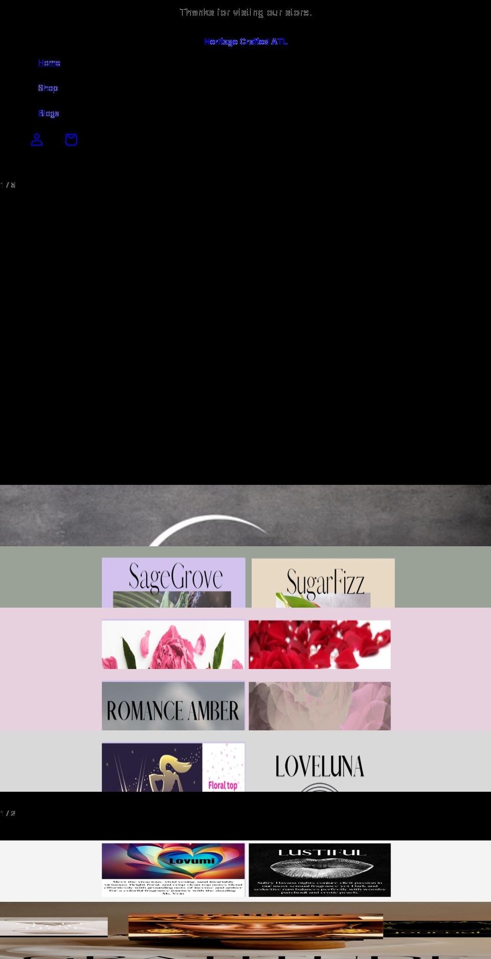 heritagecraftedatl.com shopify website screenshot