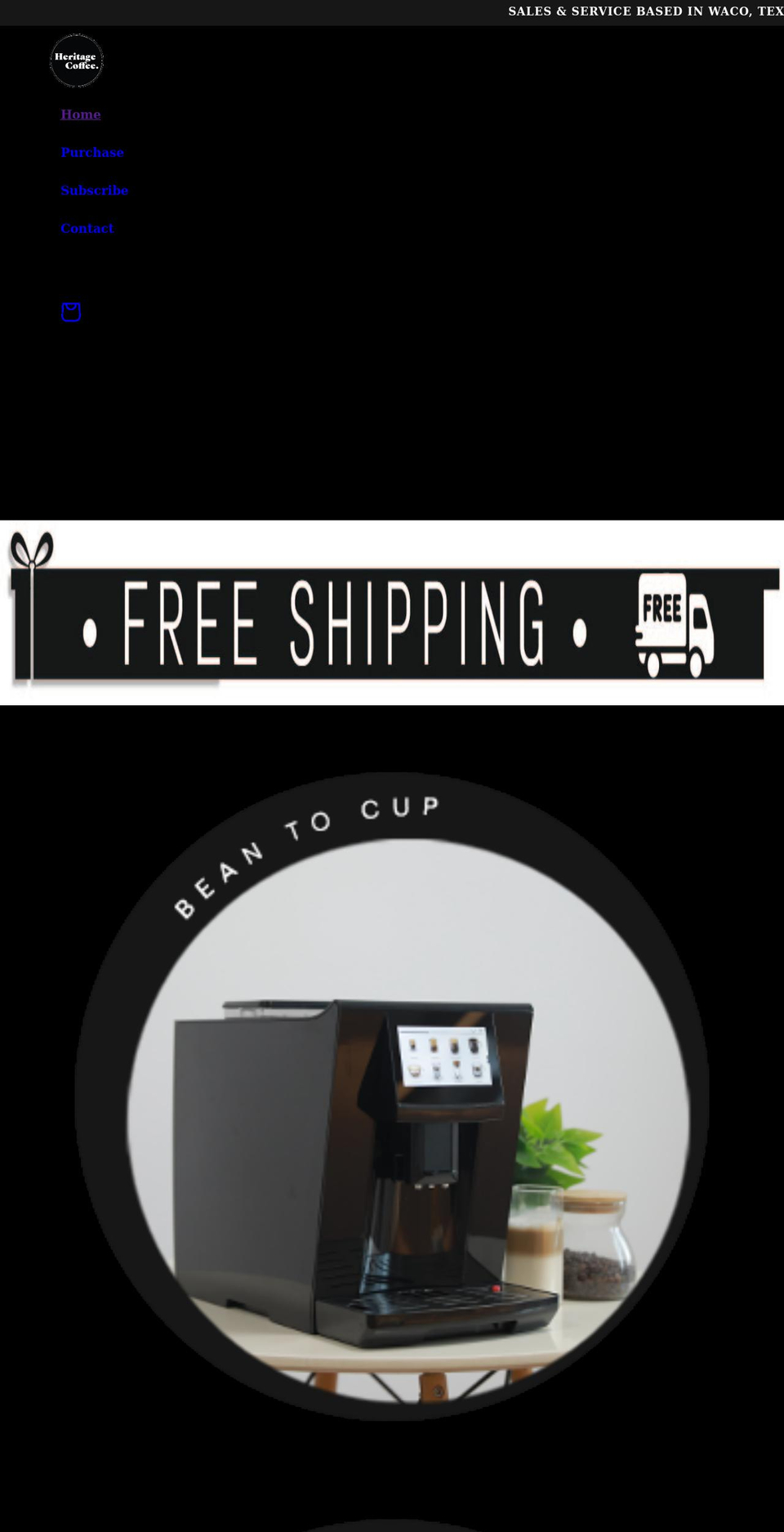 heritageimporters.com shopify website screenshot