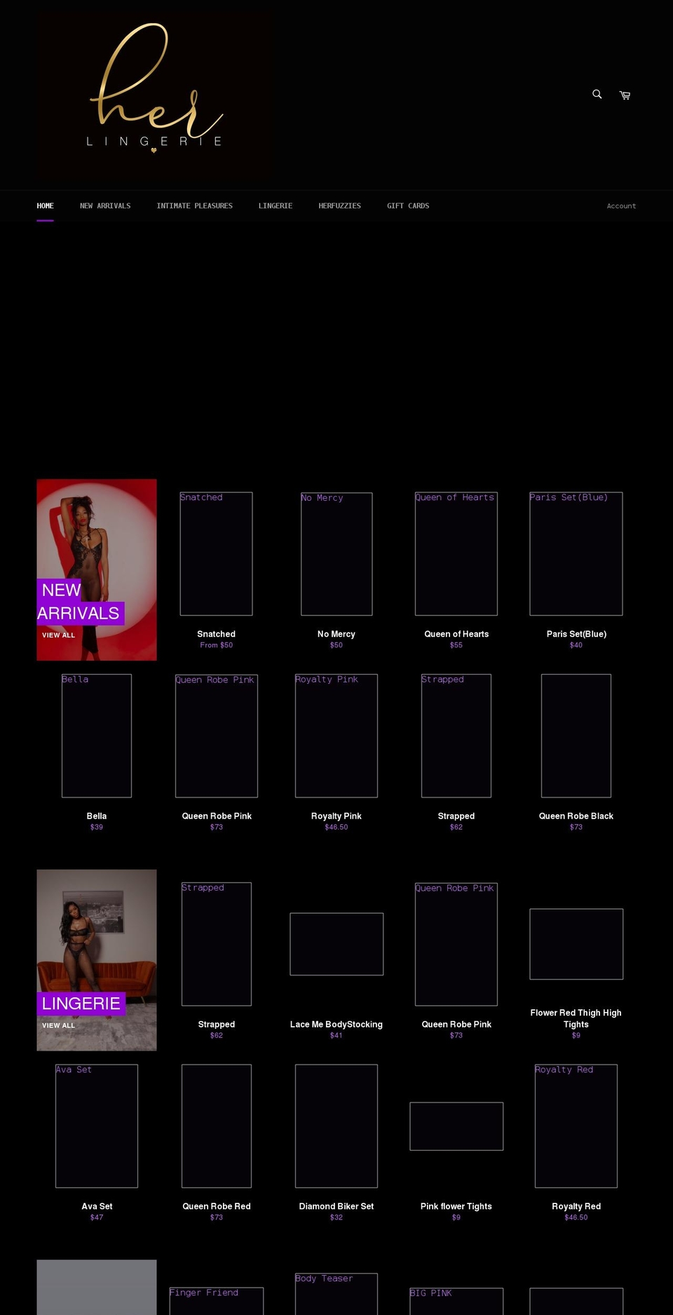 herlingeriebyblyna.com shopify website screenshot