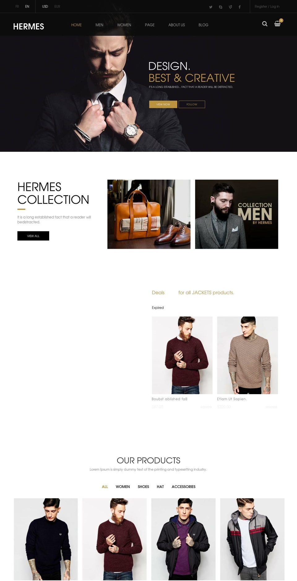 Home- Shopify theme site example hermes-demo.myshopify.com