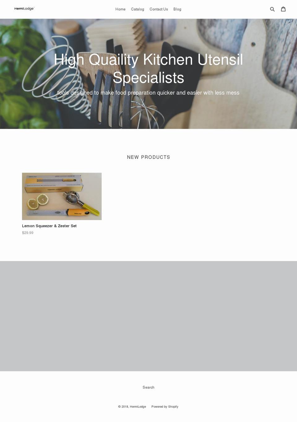 hermilodge.com — Shopify storefront screenshot