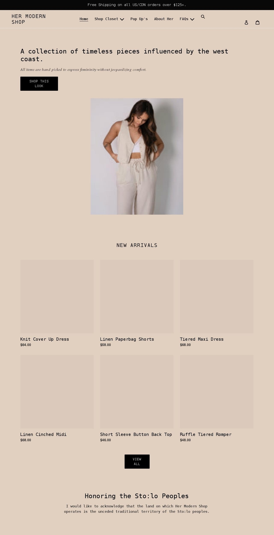 hermodernshop.com shopify website screenshot
