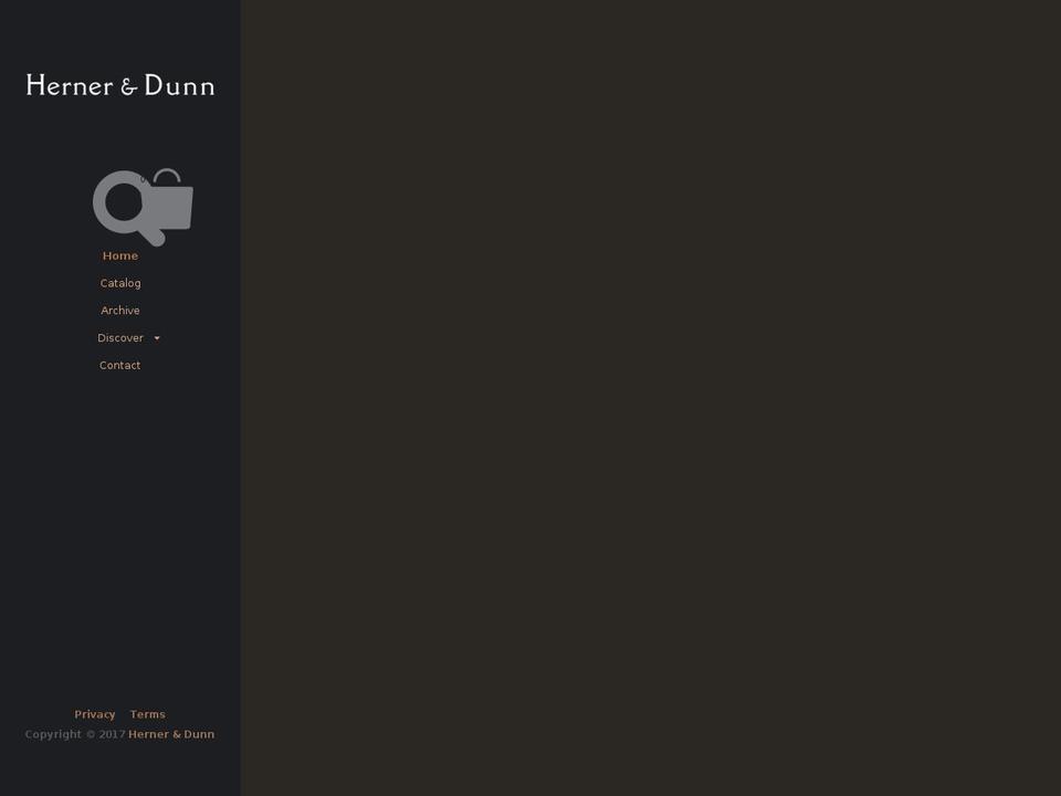hernerdunn.com shopify website screenshot