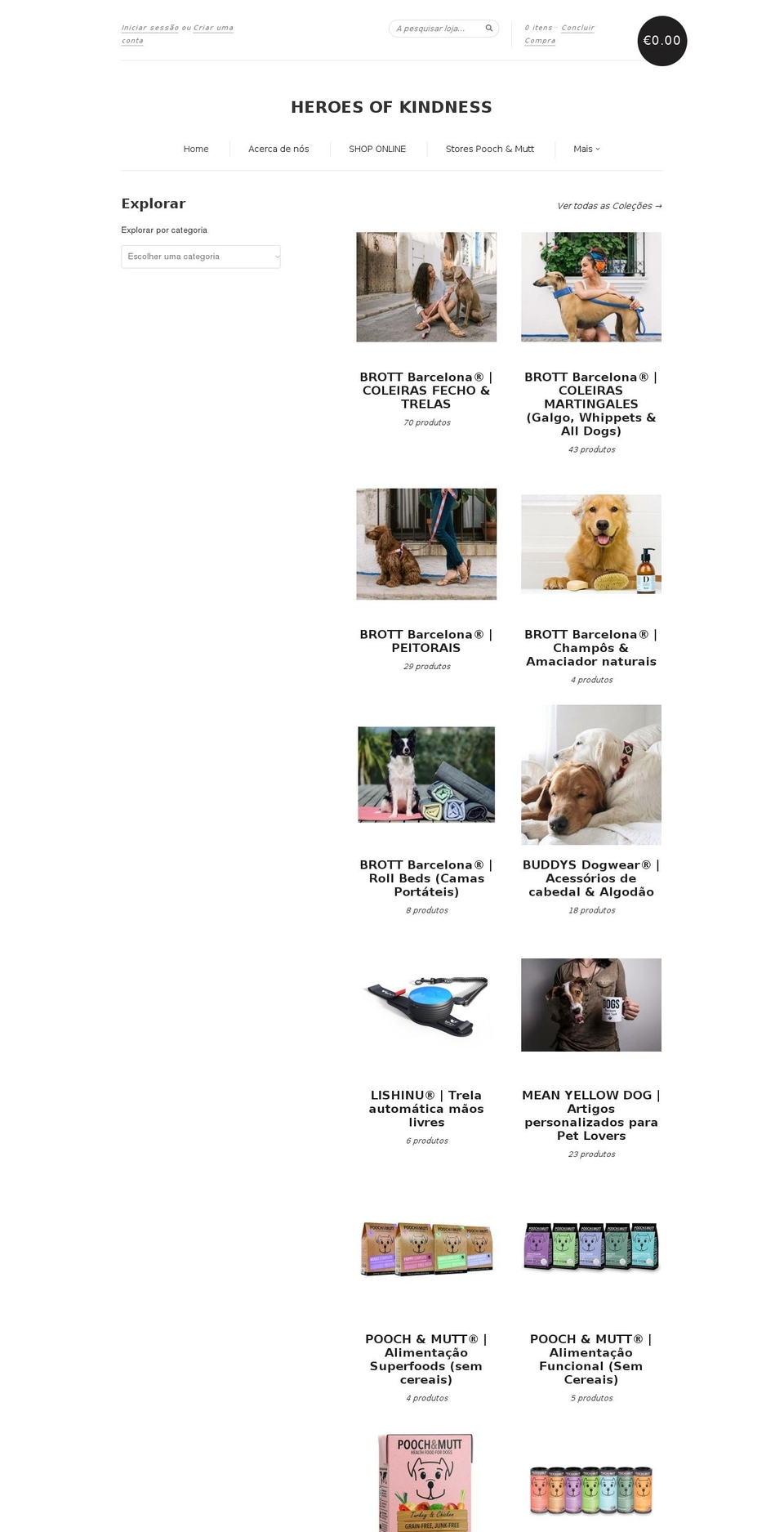 heroes-of-kindness.com shopify website screenshot