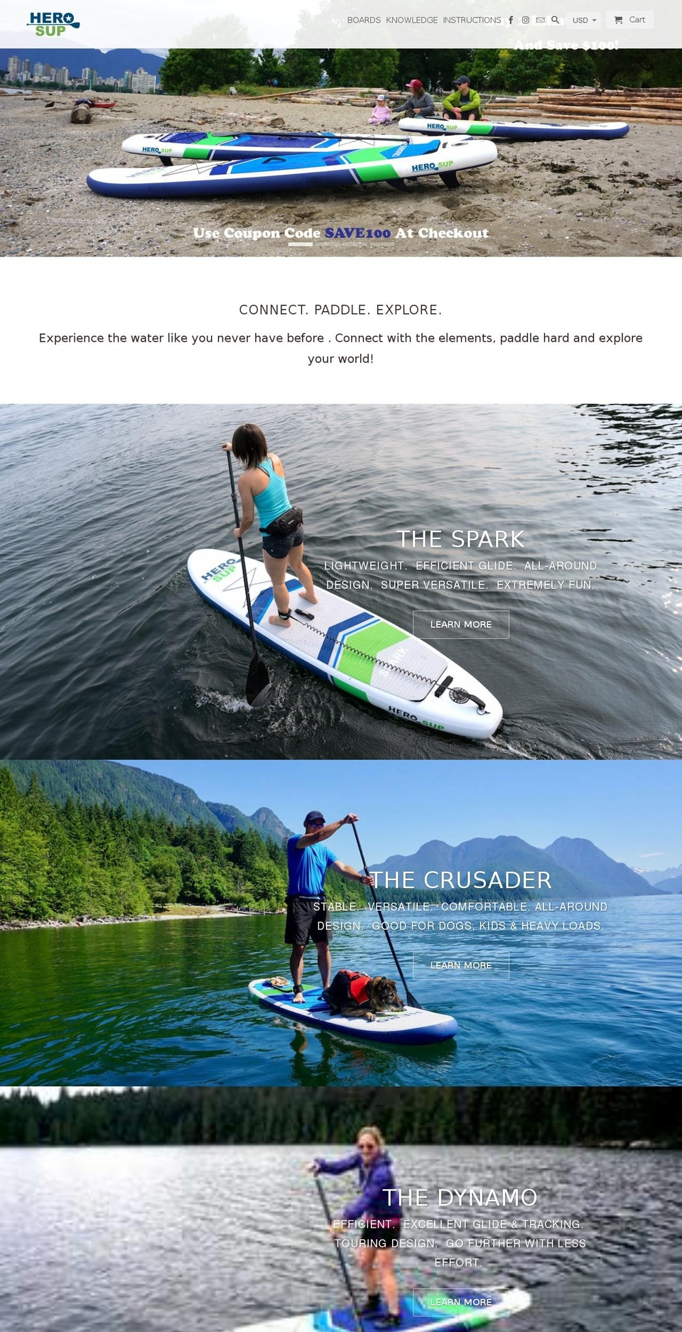 herosup.com shopify website screenshot