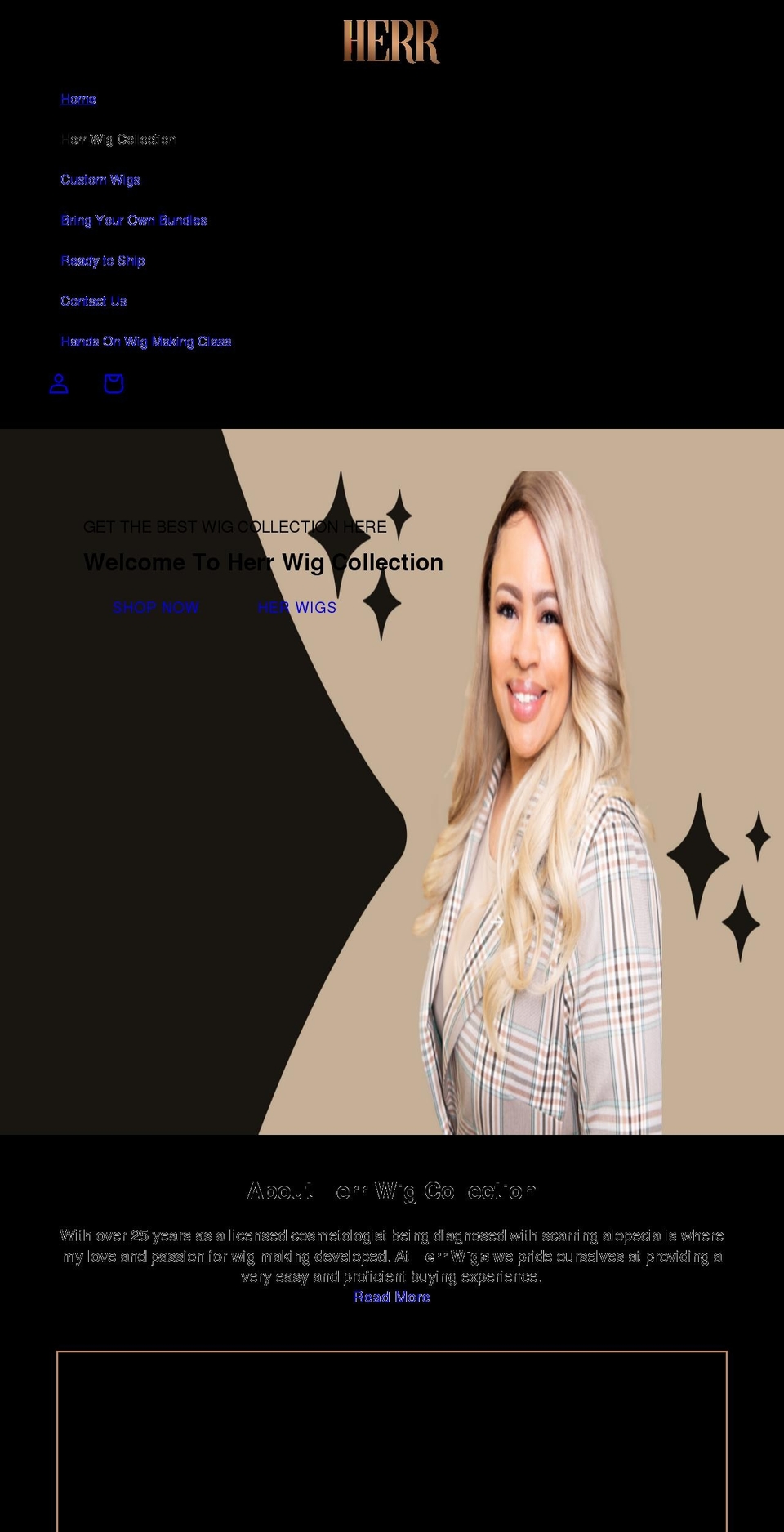 herrwigs.com shopify website screenshot