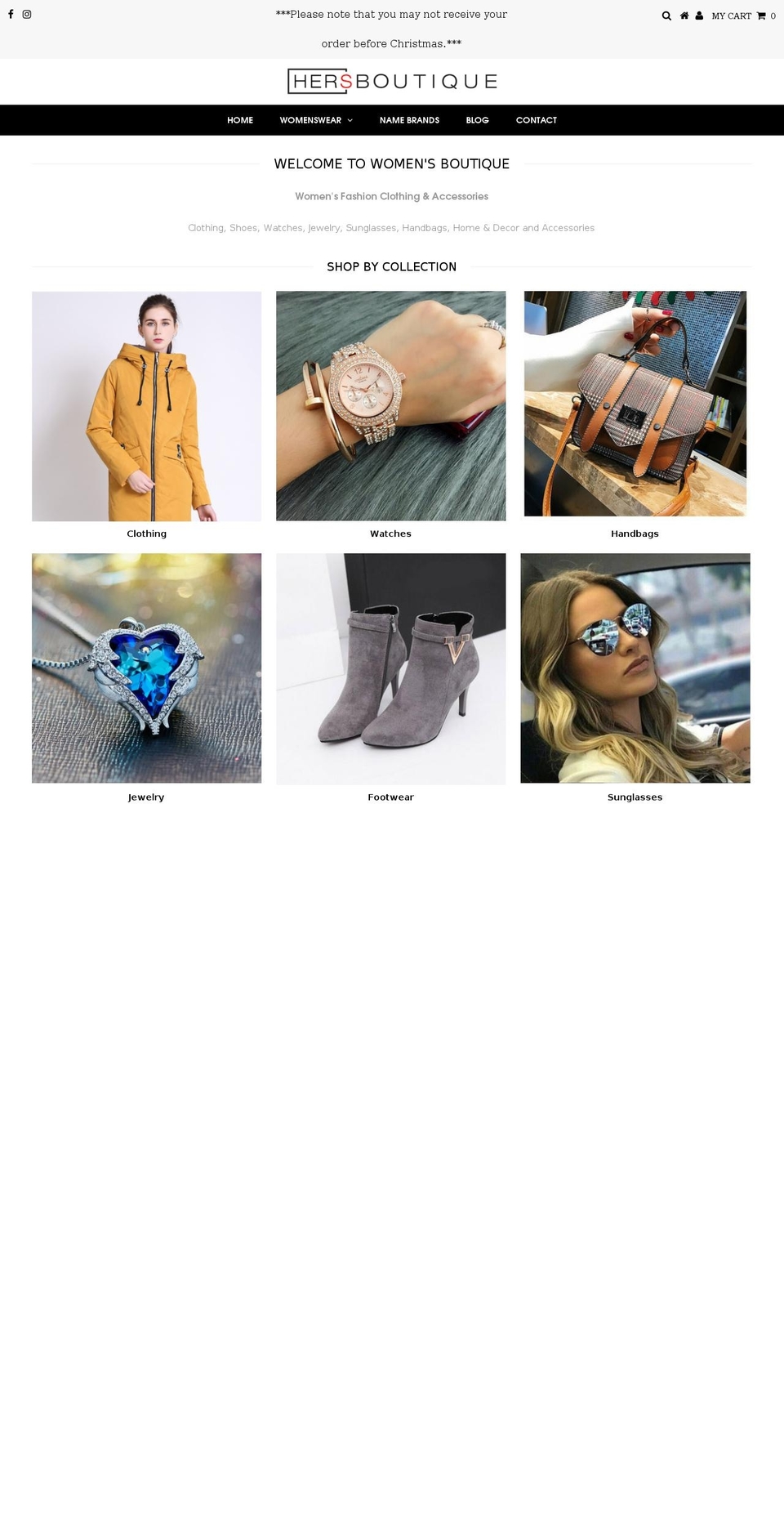 hers.boutique shopify website screenshot