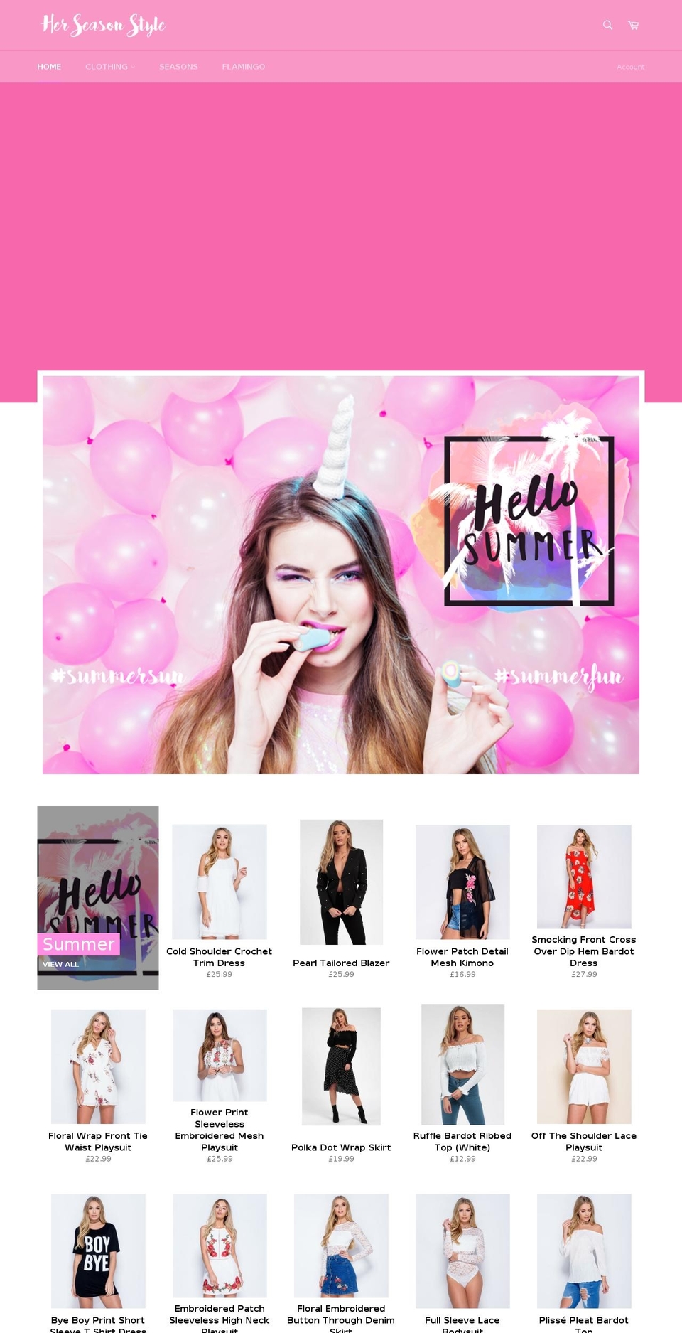 herseasonstyle.com — Shopify storefront screenshot