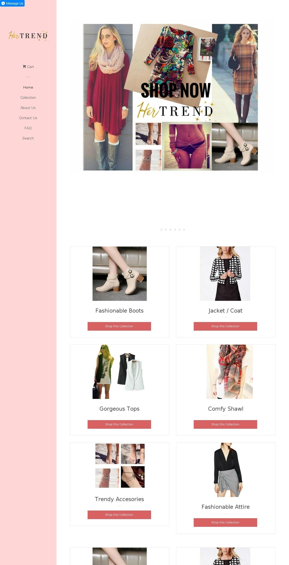 Lady Shopify theme site example hertrend.net