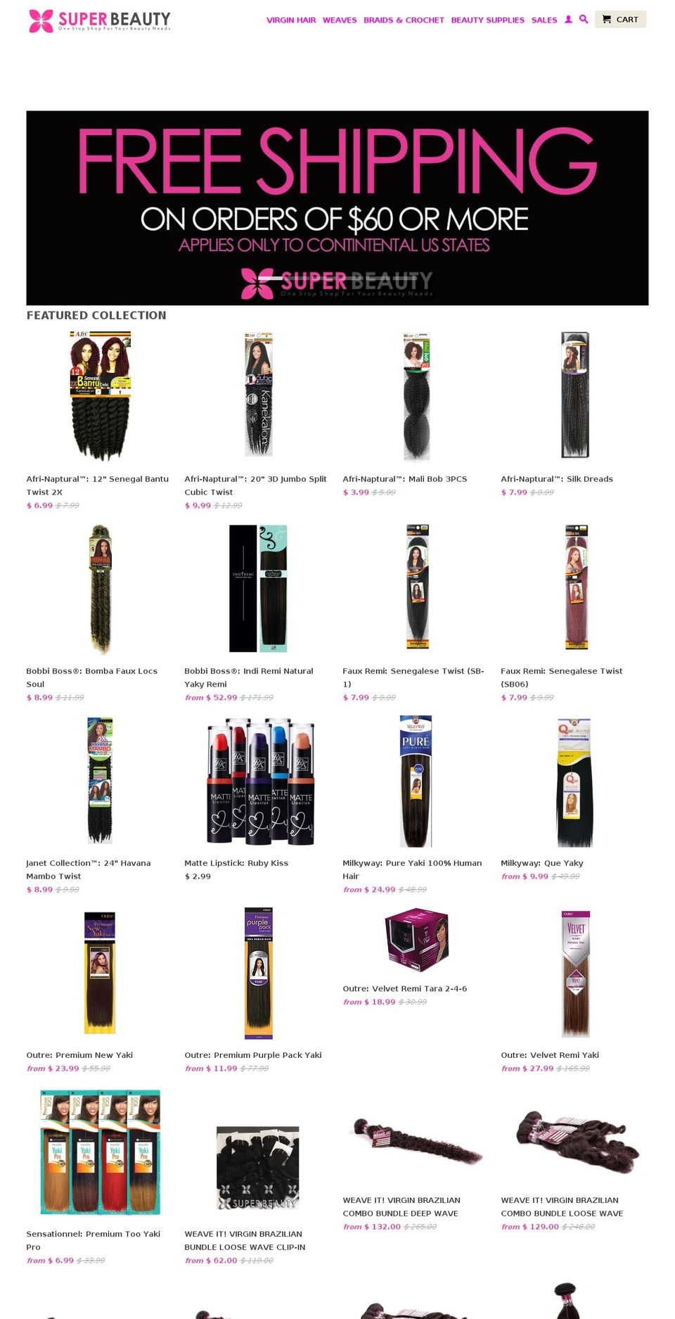 herweave.com shopify website screenshot
