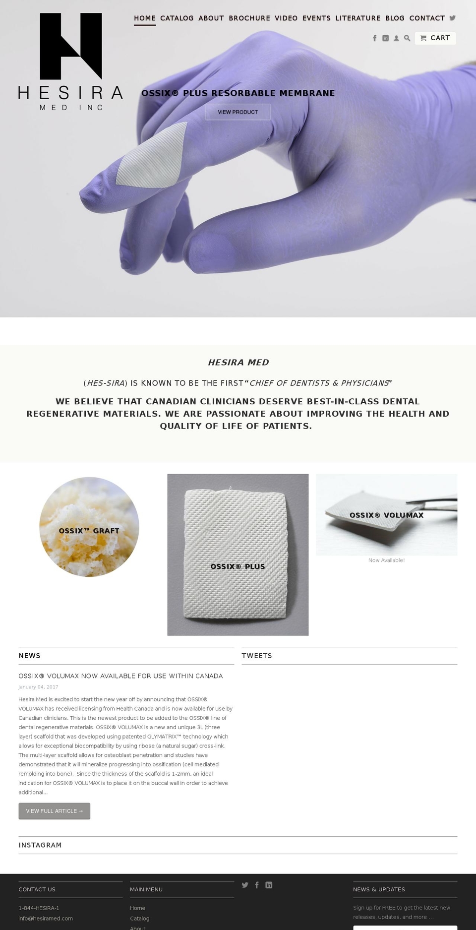 hesiramed.com shopify website screenshot