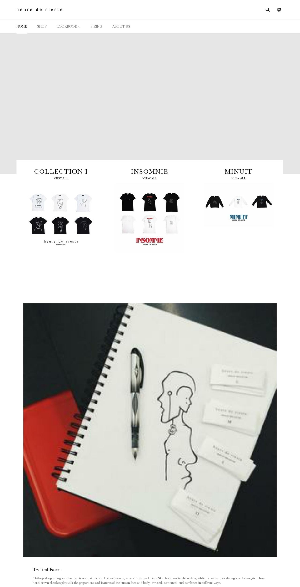 heuredesieste.com shopify website screenshot