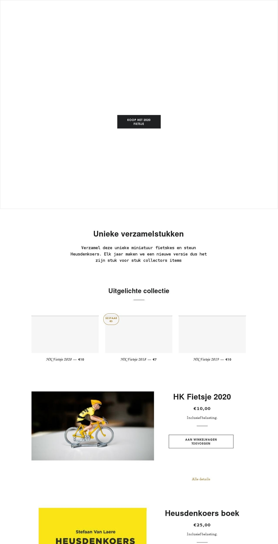 heusdenkoers.myshopify.com shopify website screenshot