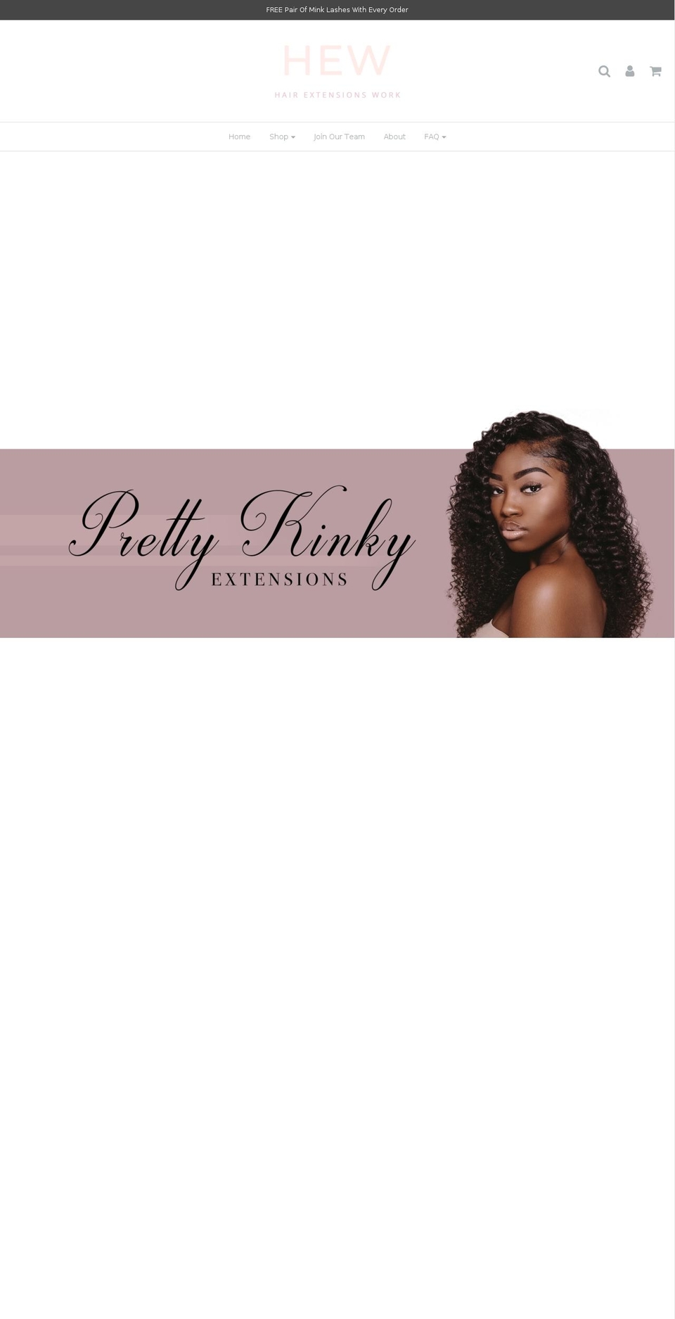 hewhair.com — Shopify storefront screenshot