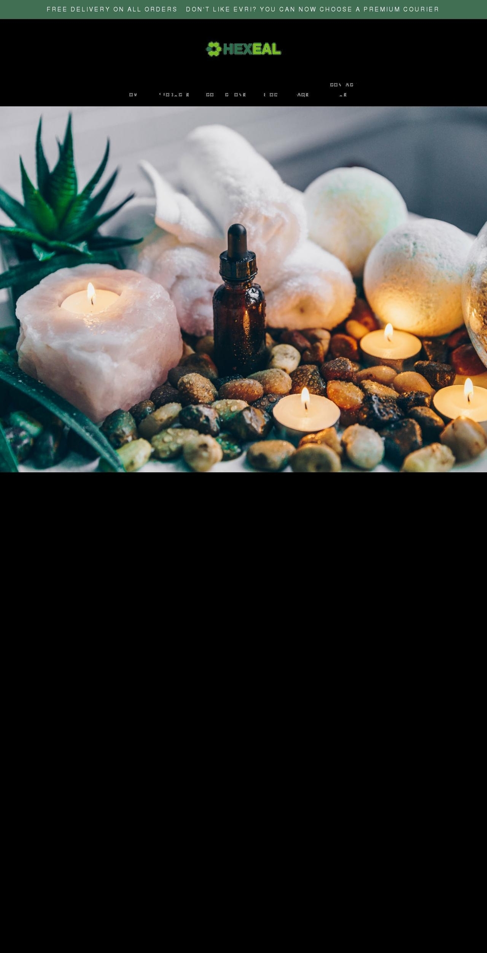 hexeal.co.uk shopify website screenshot