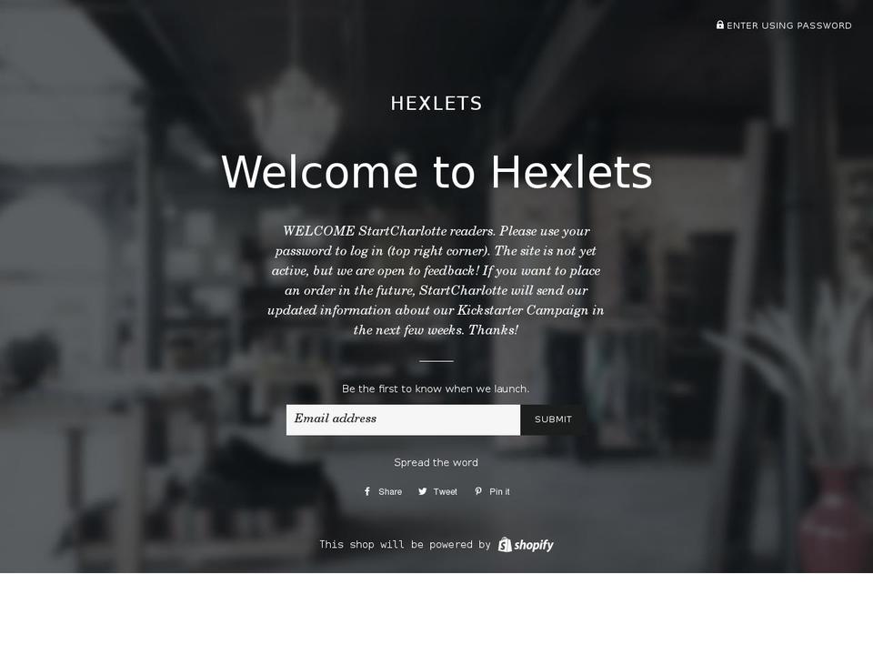 hexlets.com shopify website screenshot