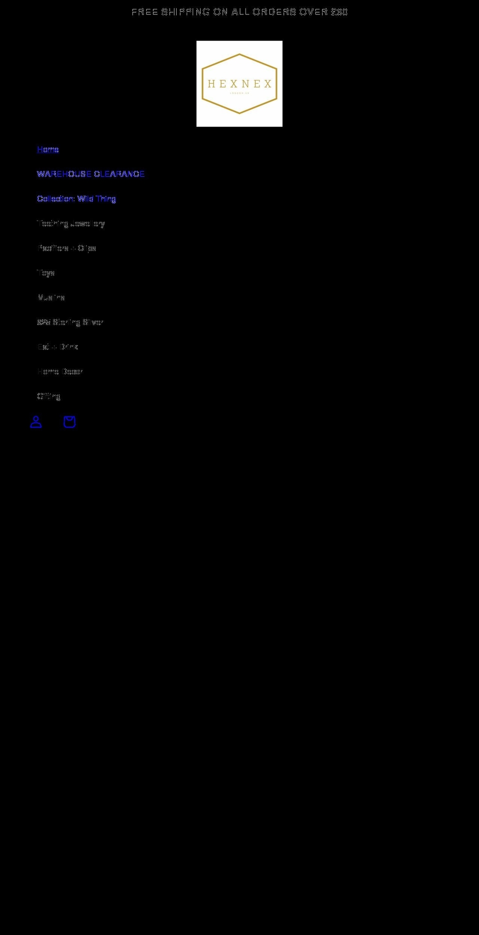 hexnex.co.uk shopify website screenshot