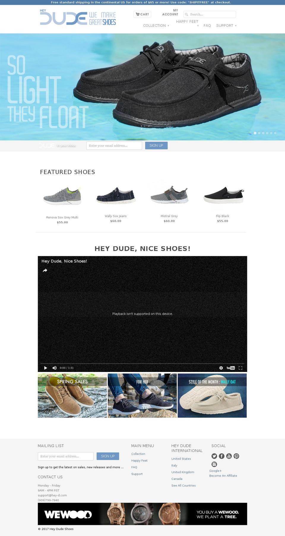 hey-d.com shopify website screenshot