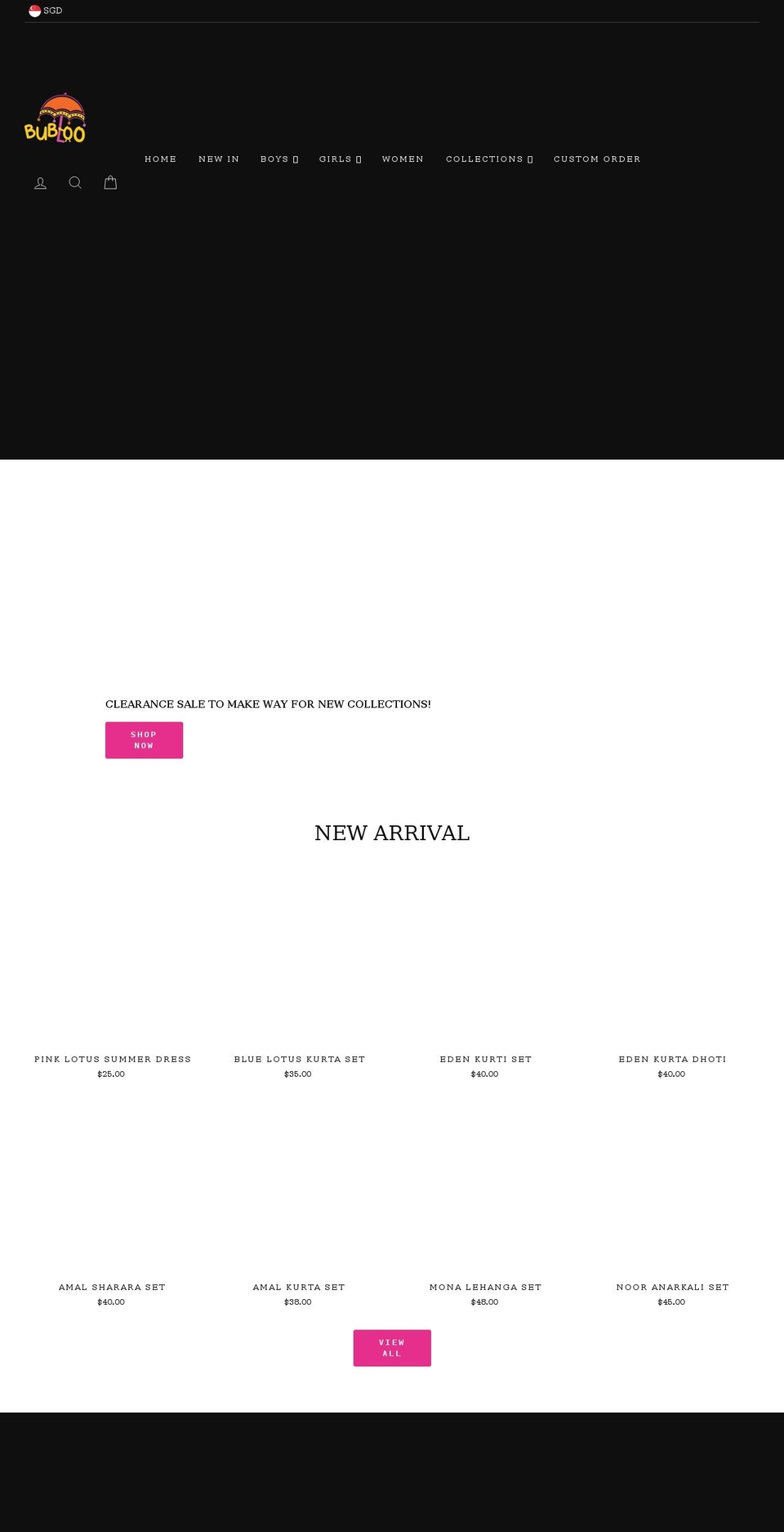 heybubloo.com shopify website screenshot