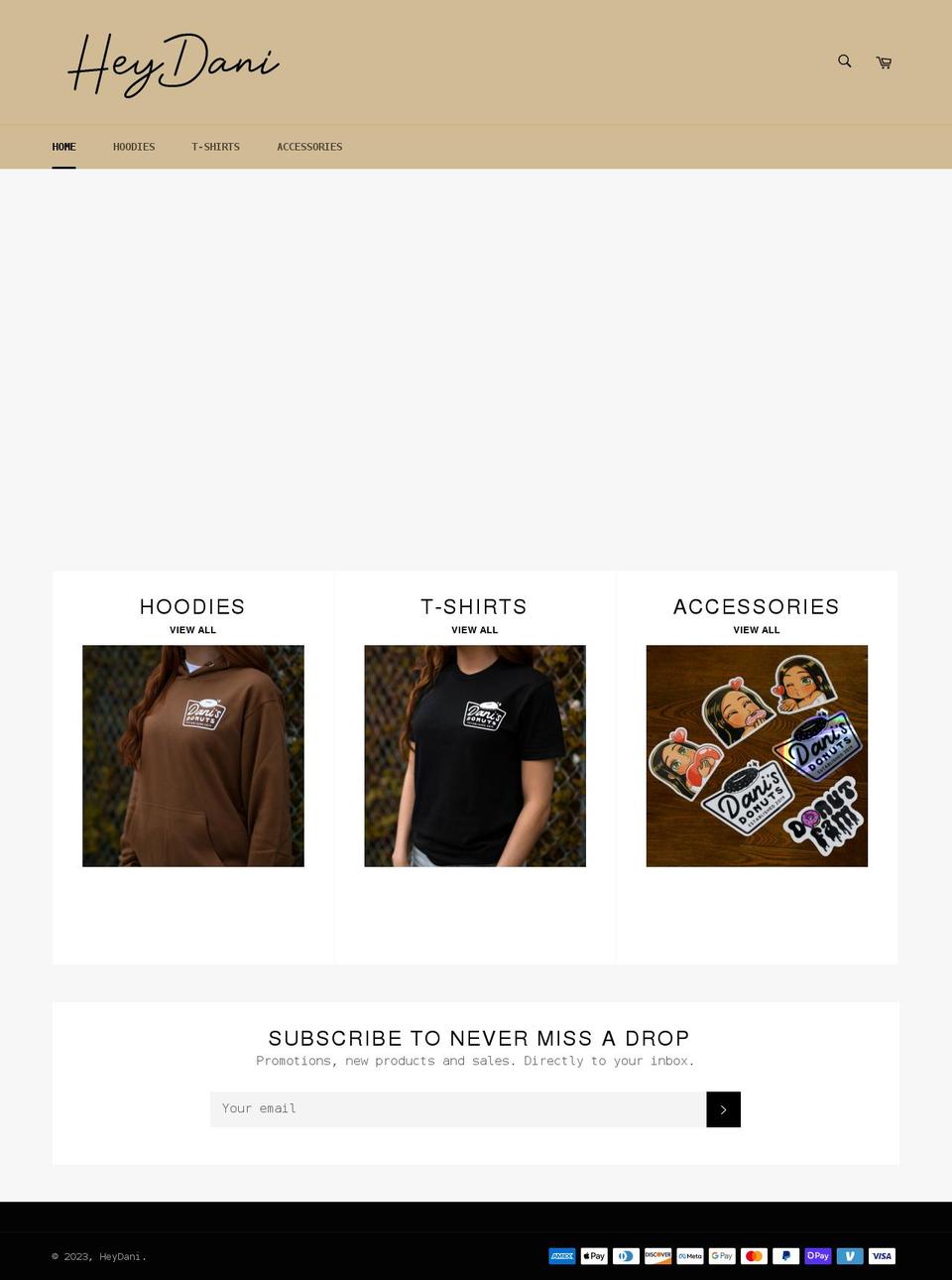 heydani.org shopify website screenshot