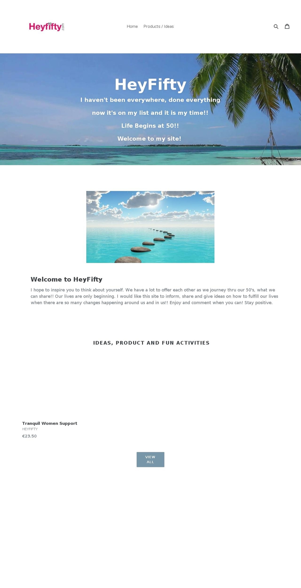heyfifty.com shopify website screenshot