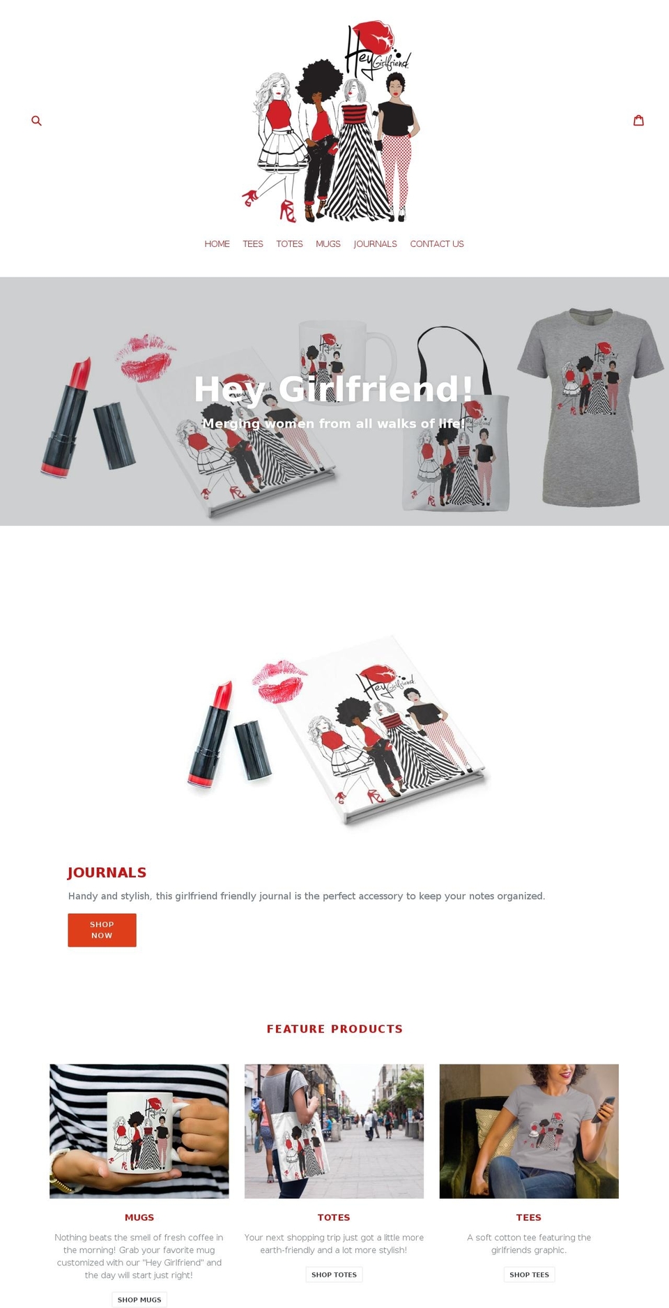 heygirlfriendonline.com shopify website screenshot