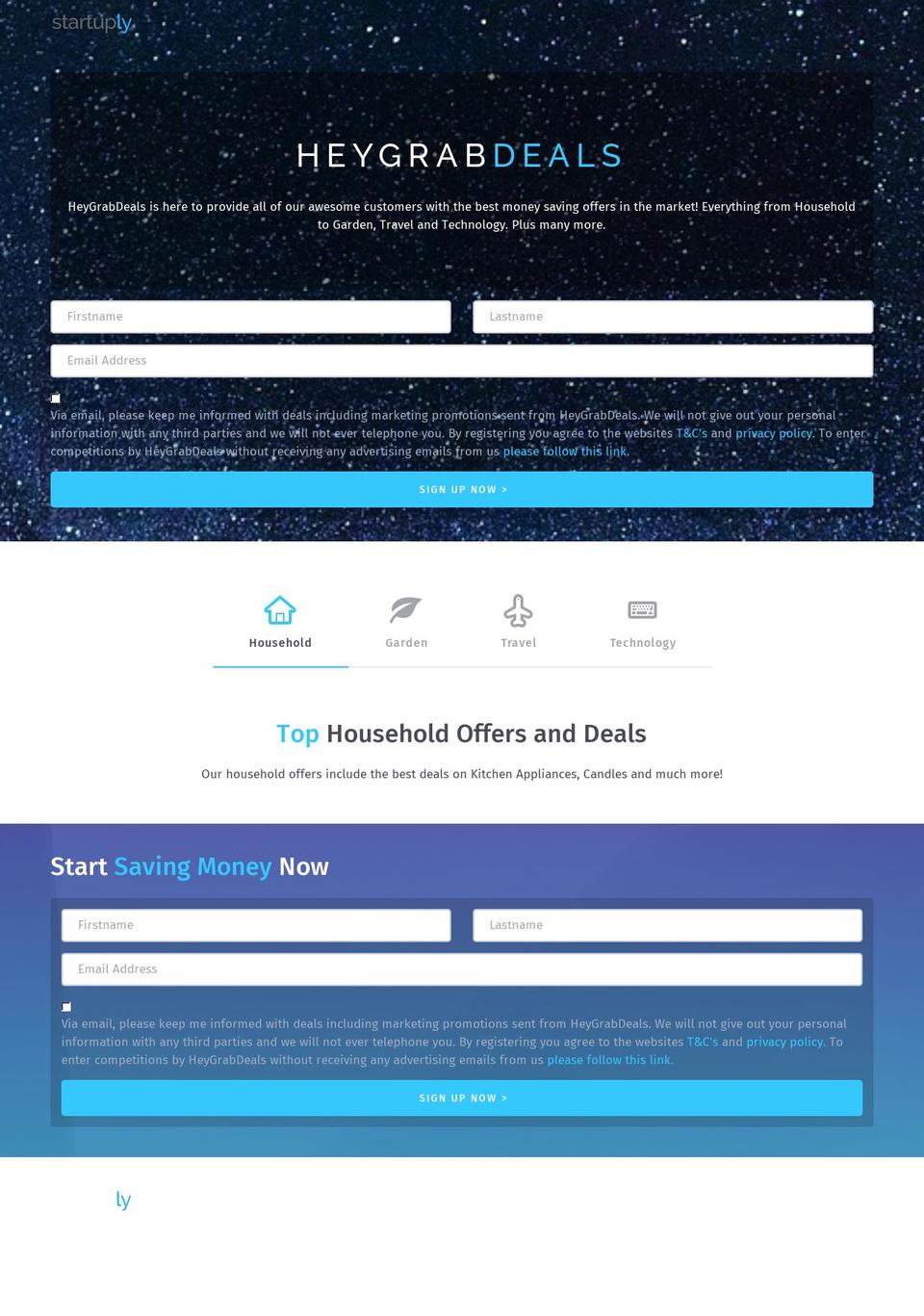 heygrabdeals.com — Shopify storefront screenshot