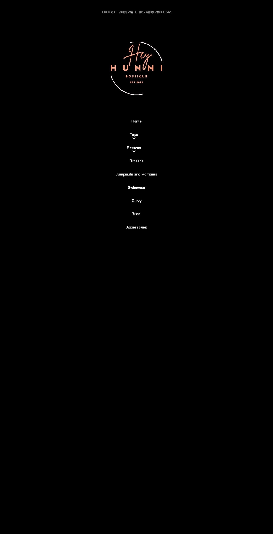 heyhunni.com shopify website screenshot