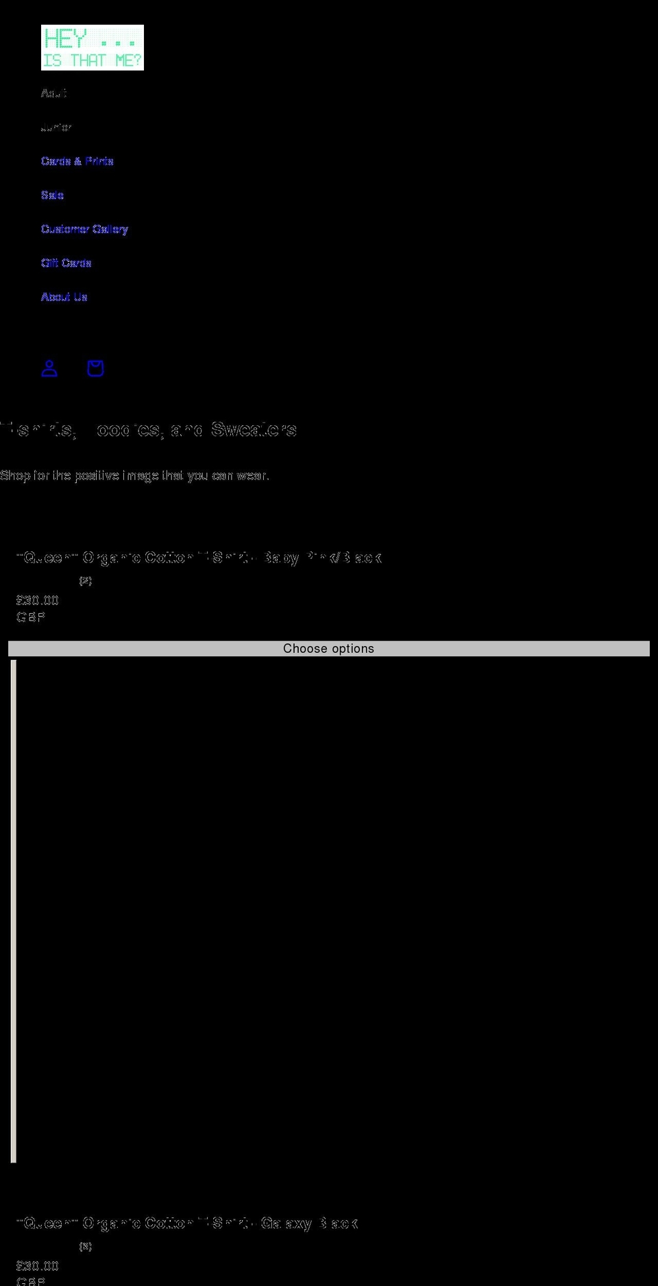 heyisthatme.co.uk shopify website screenshot